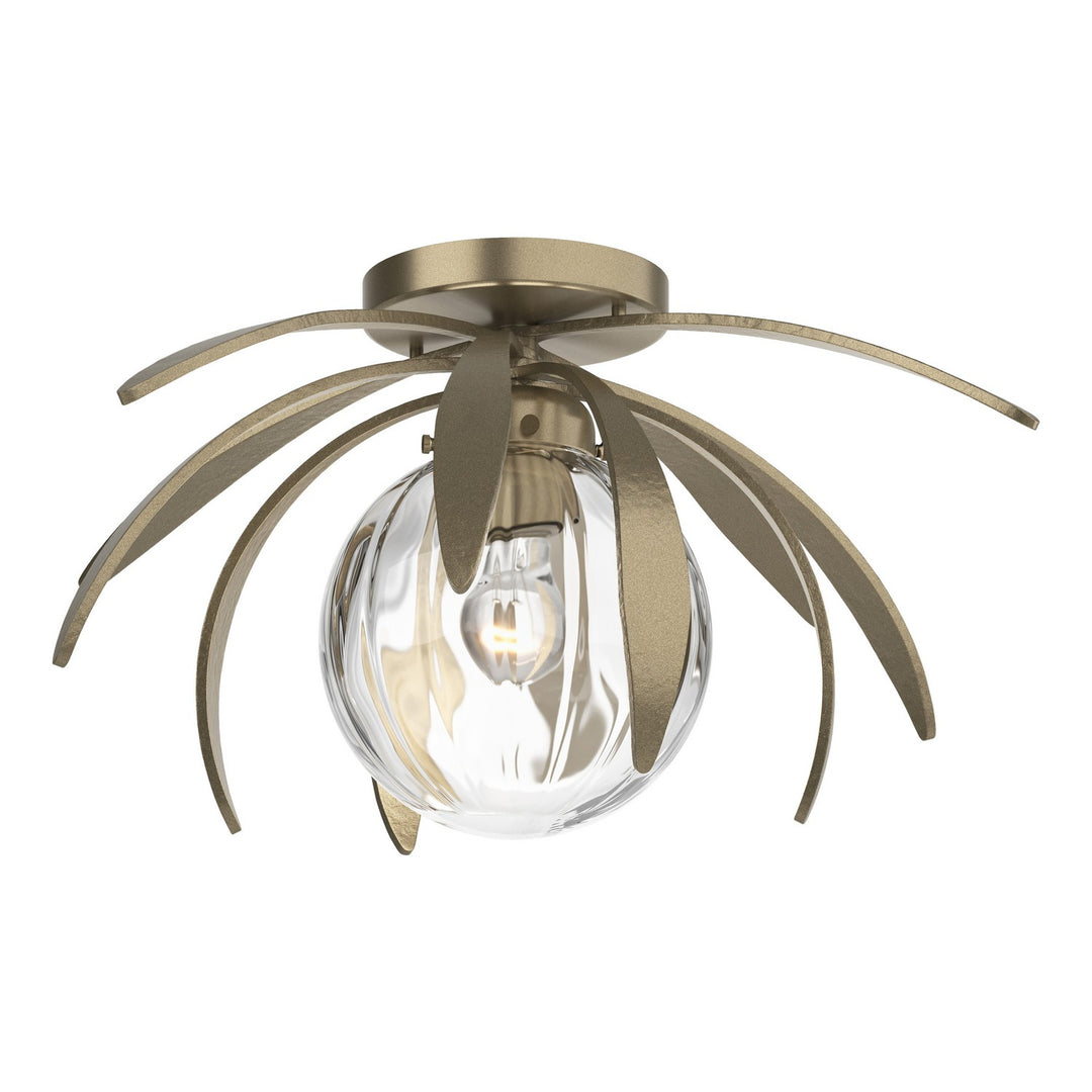 Hubbardton Forge Canada - 124350-SKT-84-LL0631 - One Light Semi-Flush Mount - Dahlia - Soft Gold