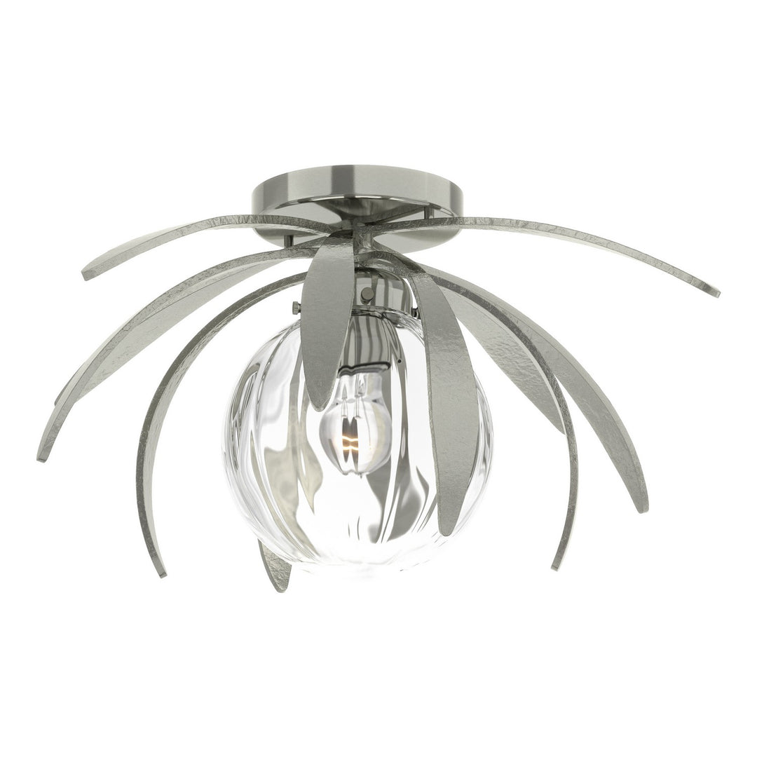 Hubbardton Forge Canada - 124350-SKT-85-LL0631 - One Light Semi-Flush Mount - Dahlia - Sterling
