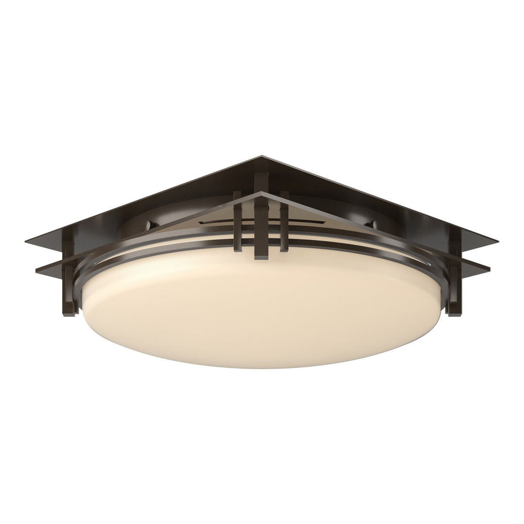 Hubbardton Forge Canada - 124394-SKT-05-GG0097 - Two Light Semi-Flush Mount - Banded - Bronze