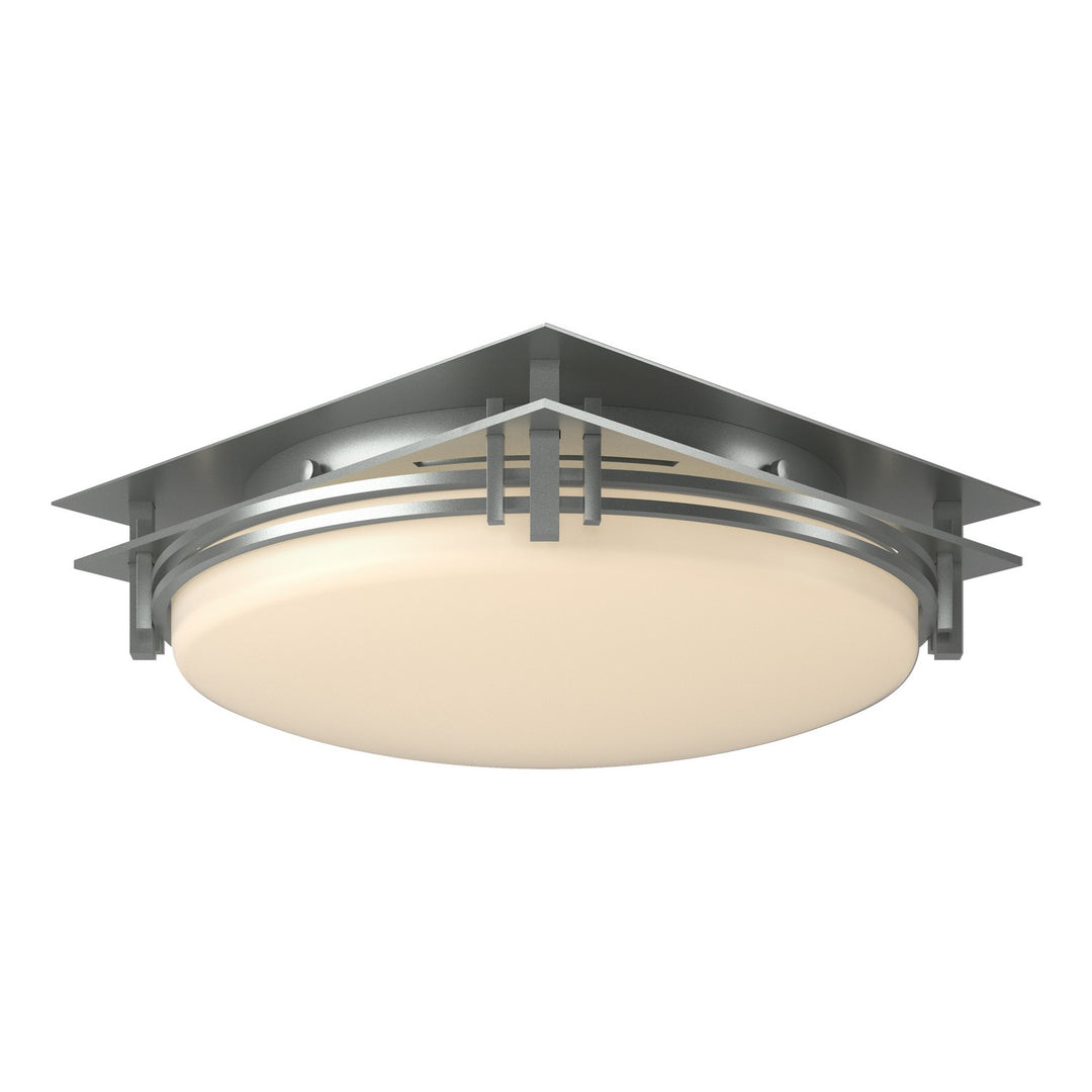 Hubbardton Forge Canada - 124394-SKT-82-GG0097 - Two Light Semi-Flush Mount - Banded - Vintage Platinum