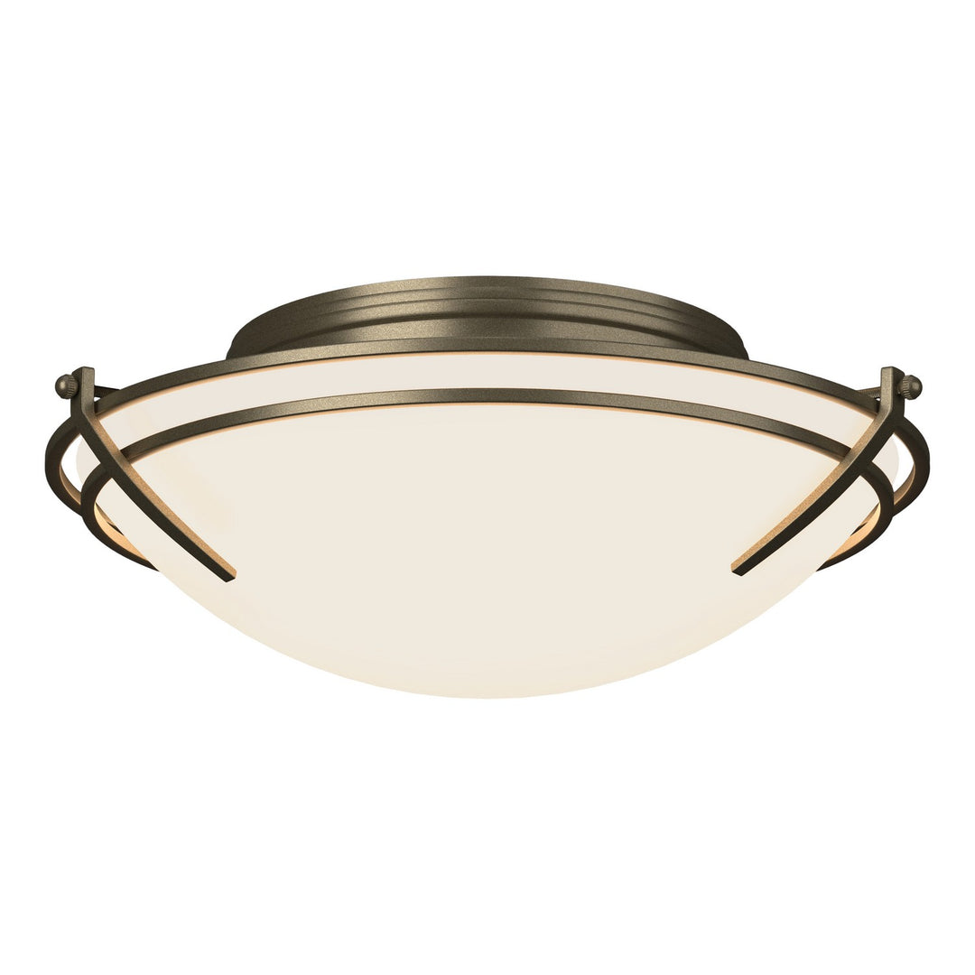 Hubbardton Forge Canada - 124402-SKT-84-GG0098 - Two Light Flush Mount - Tryne - Soft Gold