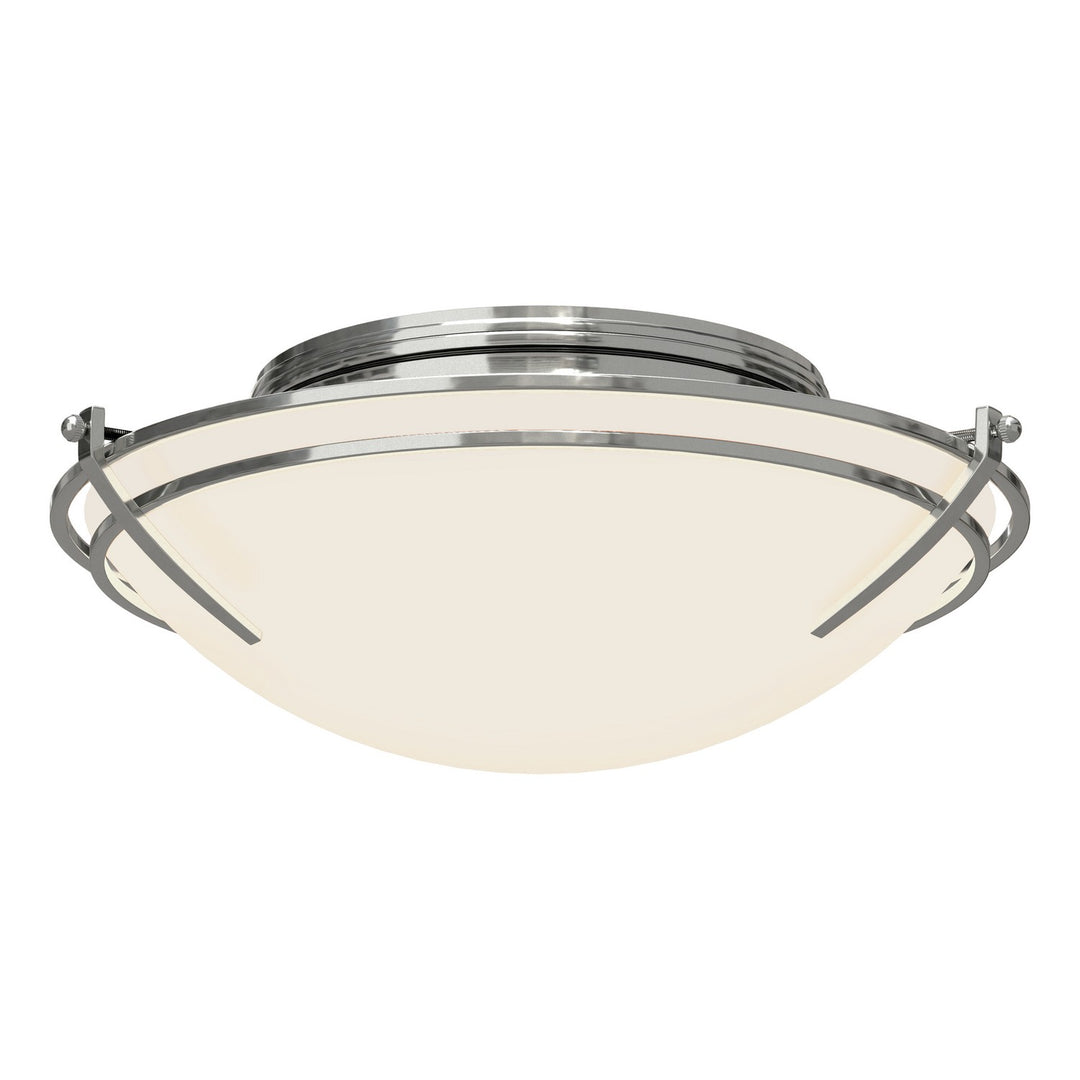 Hubbardton Forge Canada - 124402-SKT-85-GG0098 - Two Light Flush Mount - Tryne - Sterling