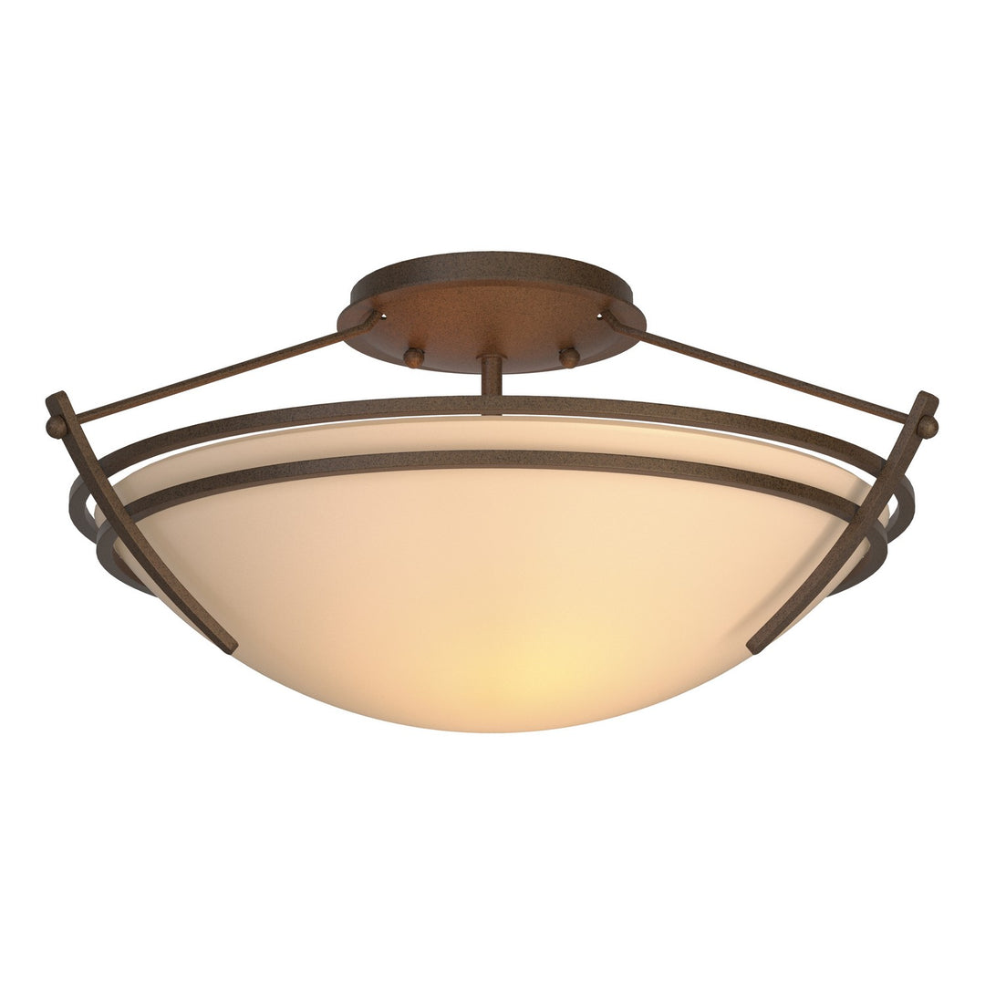 Hubbardton Forge Canada - 124412-SKT-05-SS0047 - Two Light Semi-Flush Mount - Tryne - Bronze