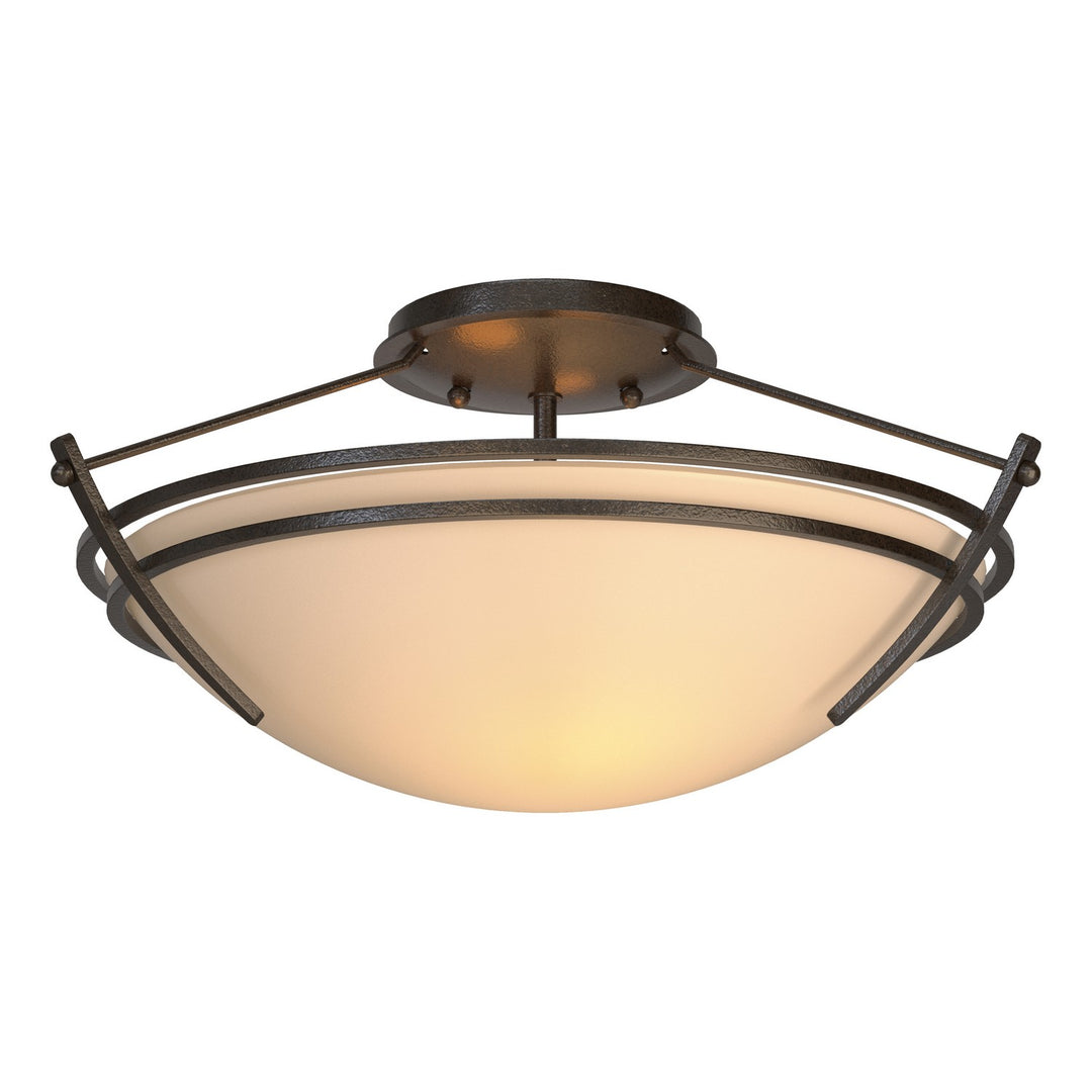 Hubbardton Forge Canada - 124412-SKT-14-SS0047 - Two Light Semi-Flush Mount - Tryne - Oil Rubbed Bronze