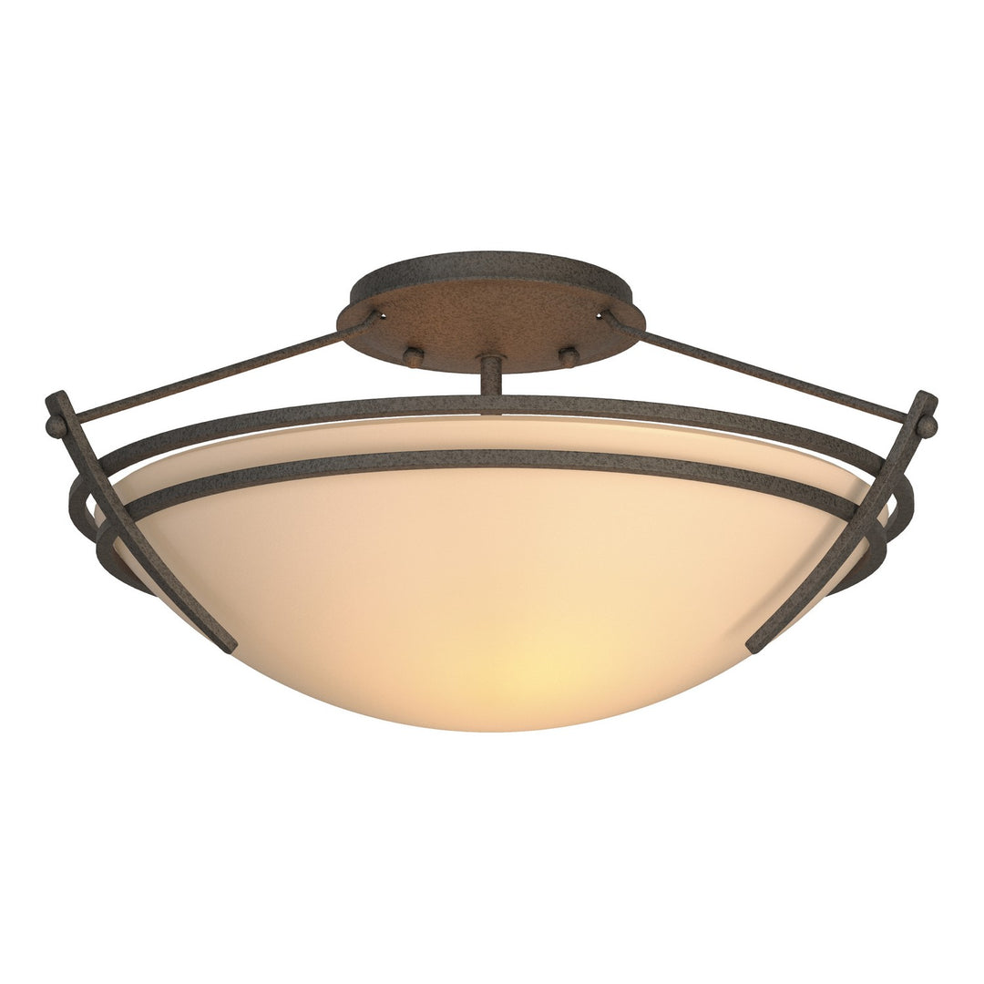 Hubbardton Forge Canada - 124412-SKT-20-SS0047 - Two Light Semi-Flush Mount - Tryne - Natural Iron