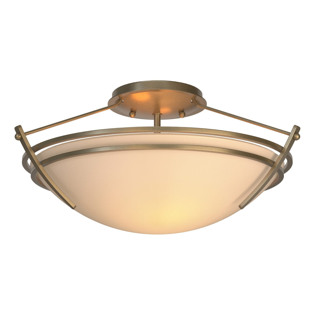 Hubbardton Forge Canada - 124412-SKT-84-SS0047 - Two Light Semi-Flush Mount - Tryne - Soft Gold