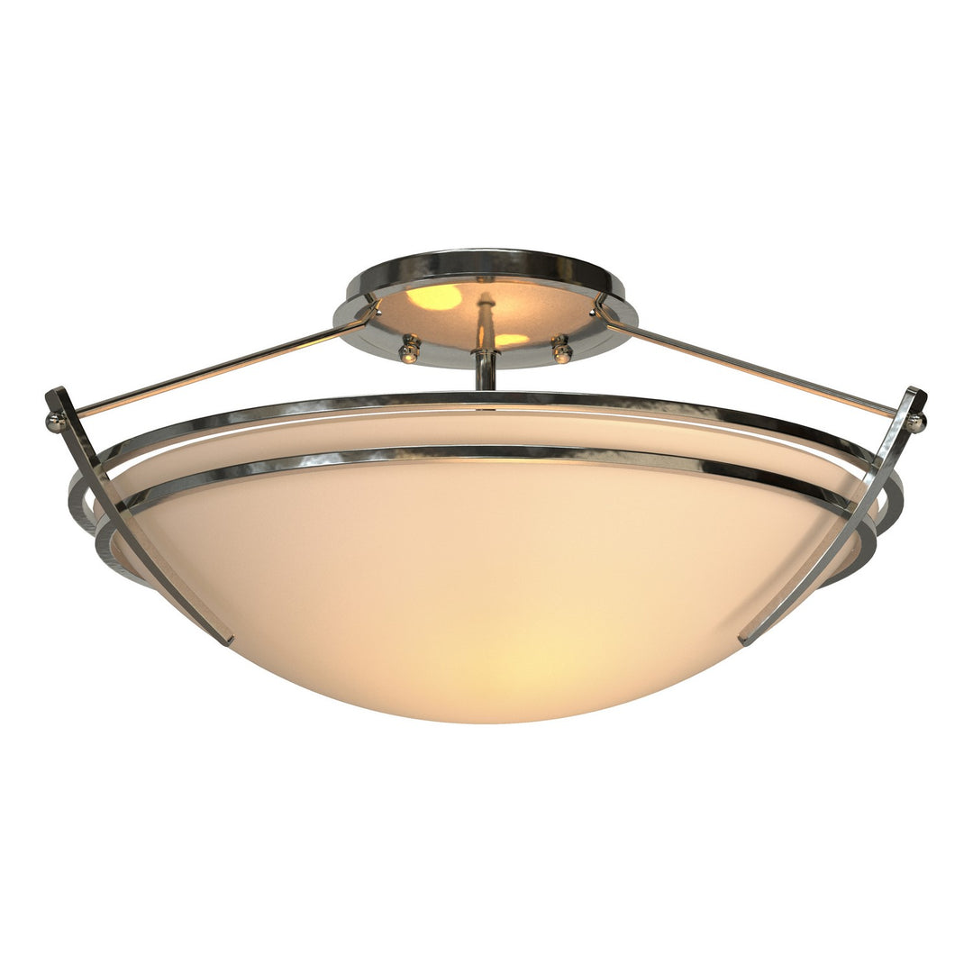 Hubbardton Forge Canada - 124412-SKT-85-SS0047 - Two Light Semi-Flush Mount - Tryne - Sterling