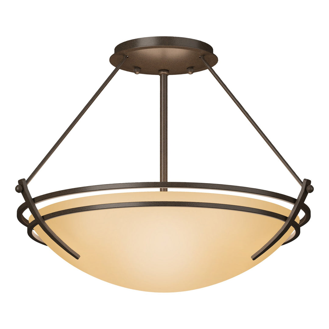 Hubbardton Forge Canada - 124422-SKT-05-SS0047 - Two Light Semi-Flush Mount - Tryne - Bronze