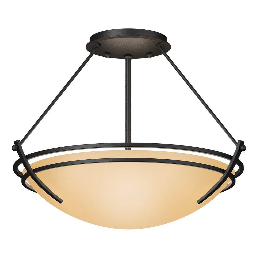 Hubbardton Forge Canada - 124422-SKT-10-SS0047 - Two Light Semi-Flush Mount - Tryne - Black