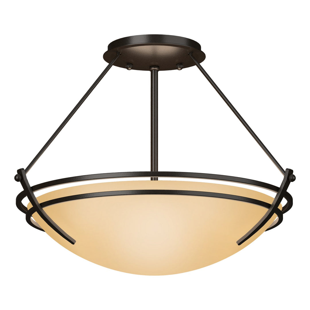 Hubbardton Forge Canada - 124422-SKT-14-SS0047 - Two Light Semi-Flush Mount - Tryne - Oil Rubbed Bronze