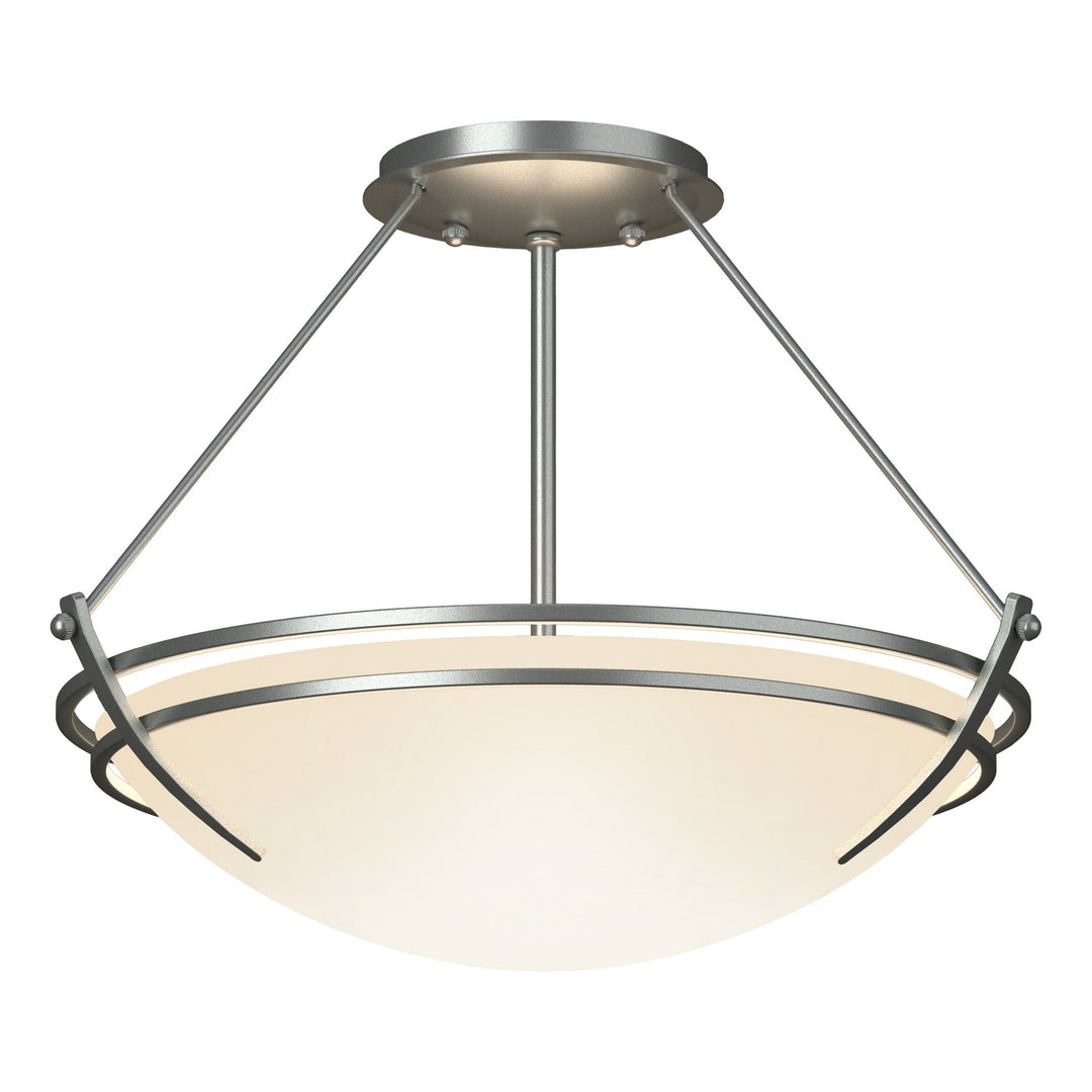 Hubbardton Forge Canada - 124422-SKT-82-GG0047 - Two Light Semi-Flush Mount - Tryne - Vintage Platinum
