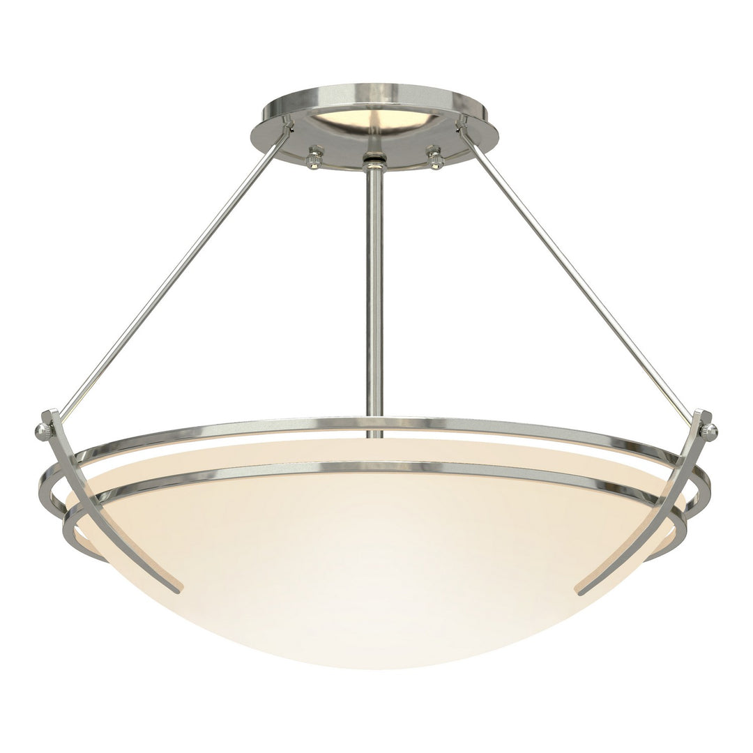 Hubbardton Forge Canada - 124422-SKT-85-GG0047 - Two Light Semi-Flush Mount - Tryne - Sterling