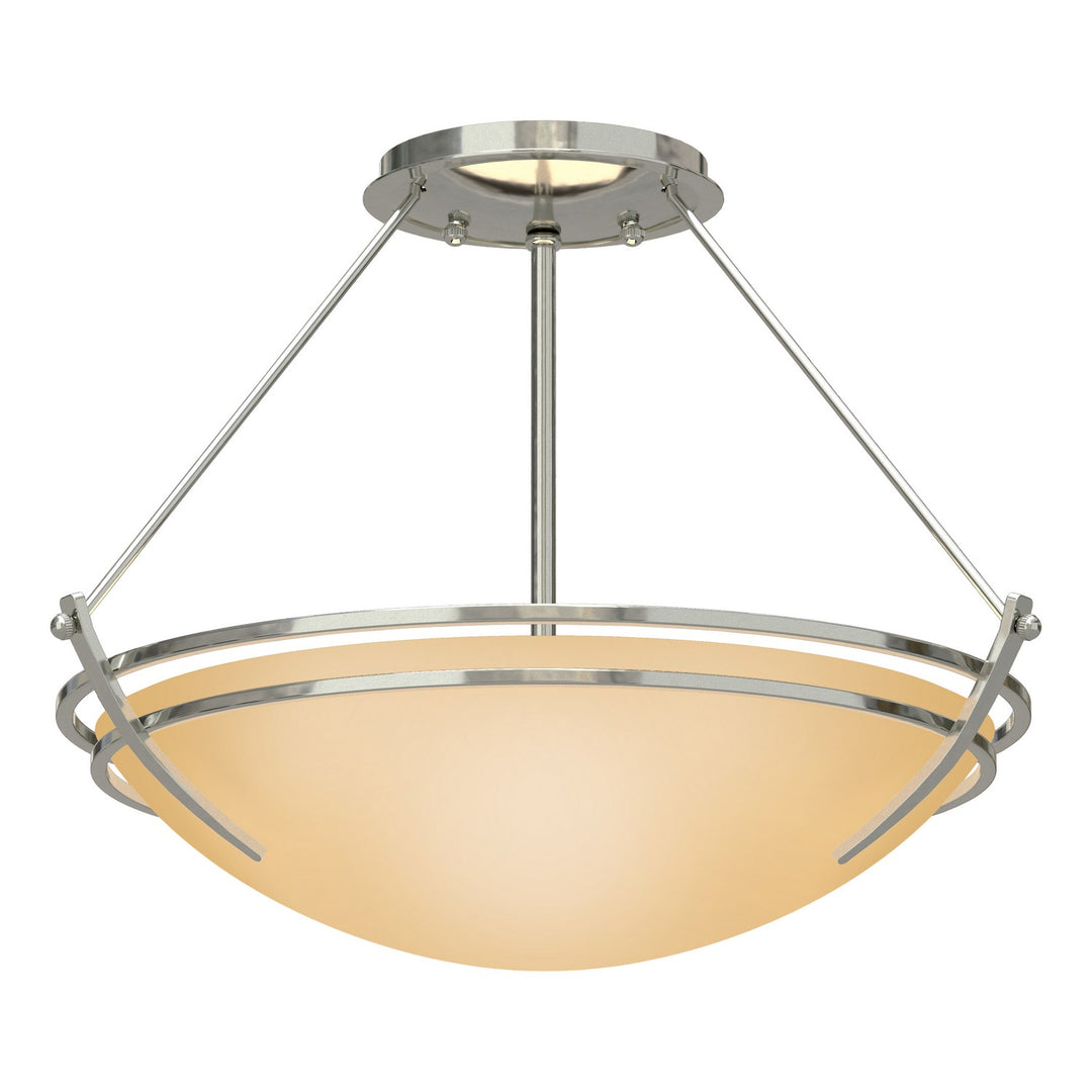 Hubbardton Forge Canada - 124422-SKT-85-SS0047 - Two Light Semi-Flush Mount - Tryne - Sterling