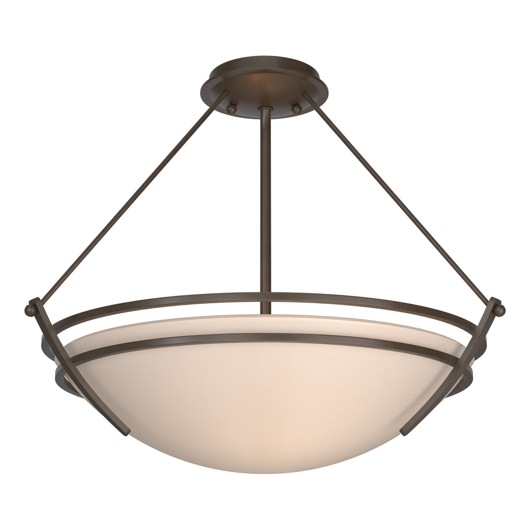 Hubbardton Forge Canada - 124432-SKT-05-SS0020 - Three Light Semi-Flush Mount - Tryne - Bronze