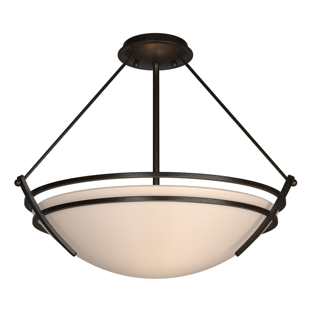 Hubbardton Forge Canada - 124432-SKT-14-SS0020 - Three Light Semi Flush Mount - Tryne - Oil Rubbed Bronze