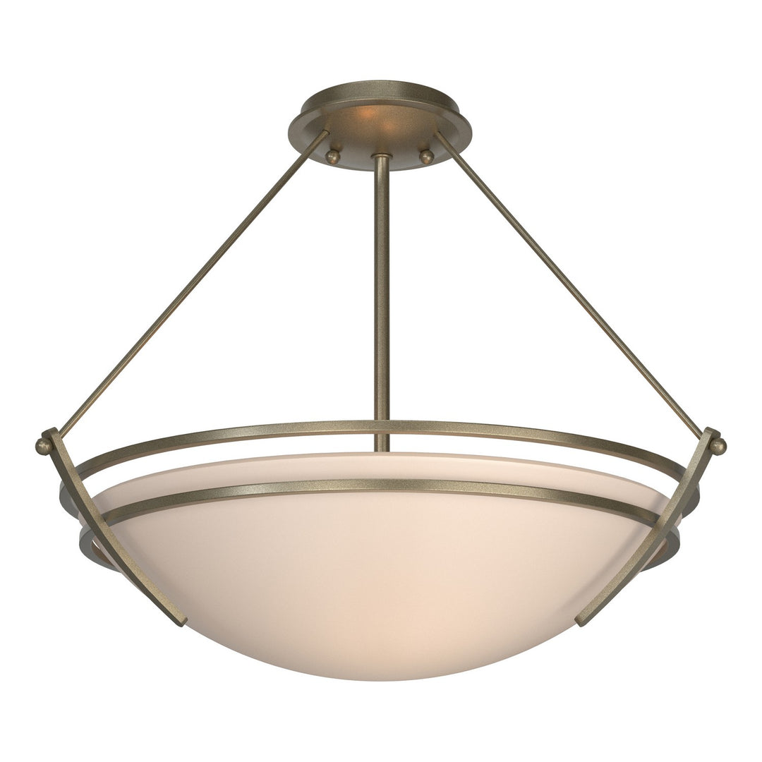 Hubbardton Forge Canada - 124432-SKT-84-SS0020 - Three Light Semi-Flush Mount - Tryne - Soft Gold