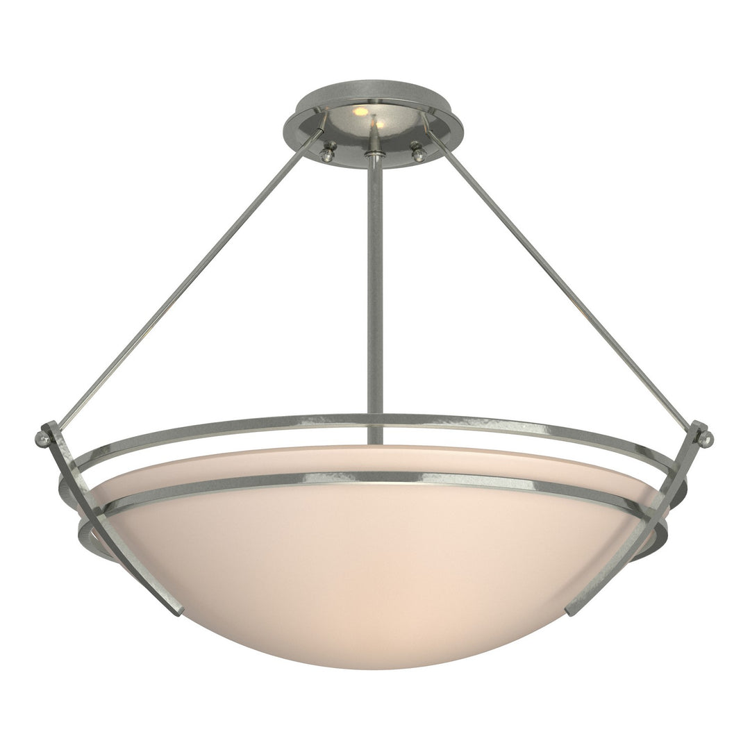 Hubbardton Forge Canada - 124432-SKT-85-SS0020 - Three Light Semi-Flush Mount - Tryne - Sterling