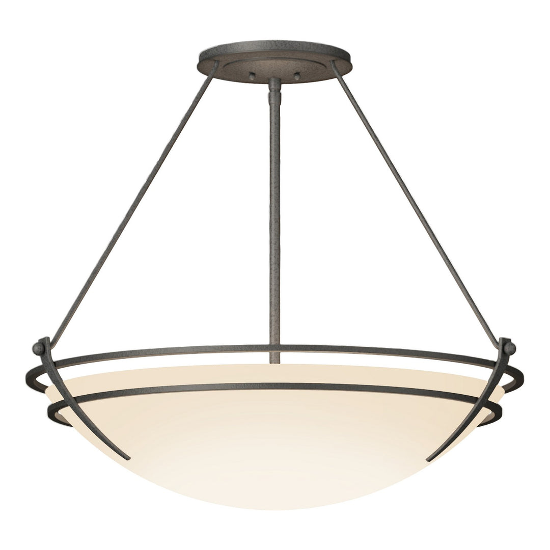 Hubbardton Forge Canada - 124442-SKT-20-GG0054 - Three Light Semi-Flush Mount - Tryne - Natural Iron