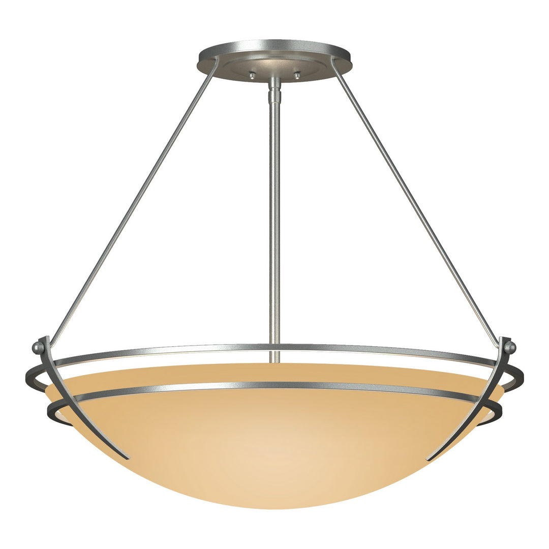 Hubbardton Forge Canada - 124442-SKT-82-SS0054 - Three Light Semi-Flush Mount - Tryne - Vintage Platinum