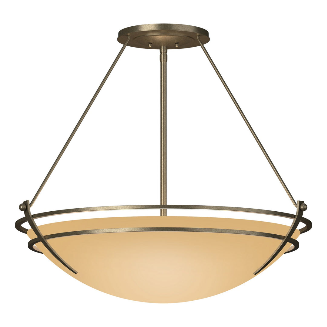 Hubbardton Forge Canada - 124442-SKT-84-SS0054 - Three Light Semi-Flush Mount - Tryne - Soft Gold