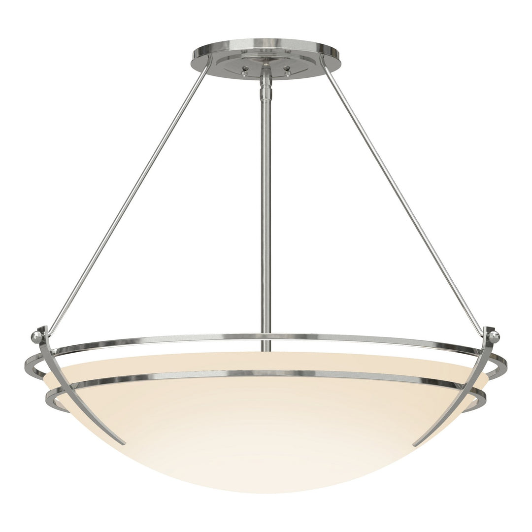 Hubbardton Forge Canada - 124442-SKT-85-GG0054 - Three Light Semi-Flush Mount - Tryne - Sterling