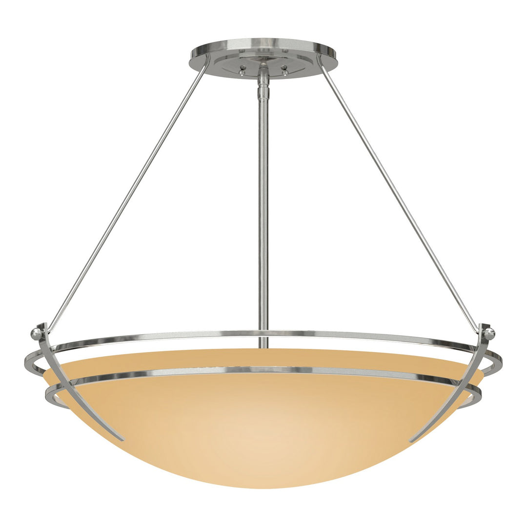Hubbardton Forge Canada - 124442-SKT-85-SS0054 - Three Light Semi-Flush Mount - Tryne - Sterling