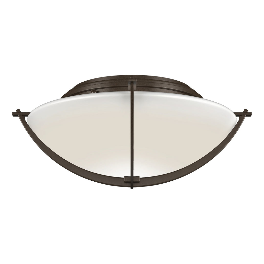 Hubbardton Forge Canada - 124550-SKT-05-GG0098 - Two Light Semi-Flush Mount - Compass - Bronze