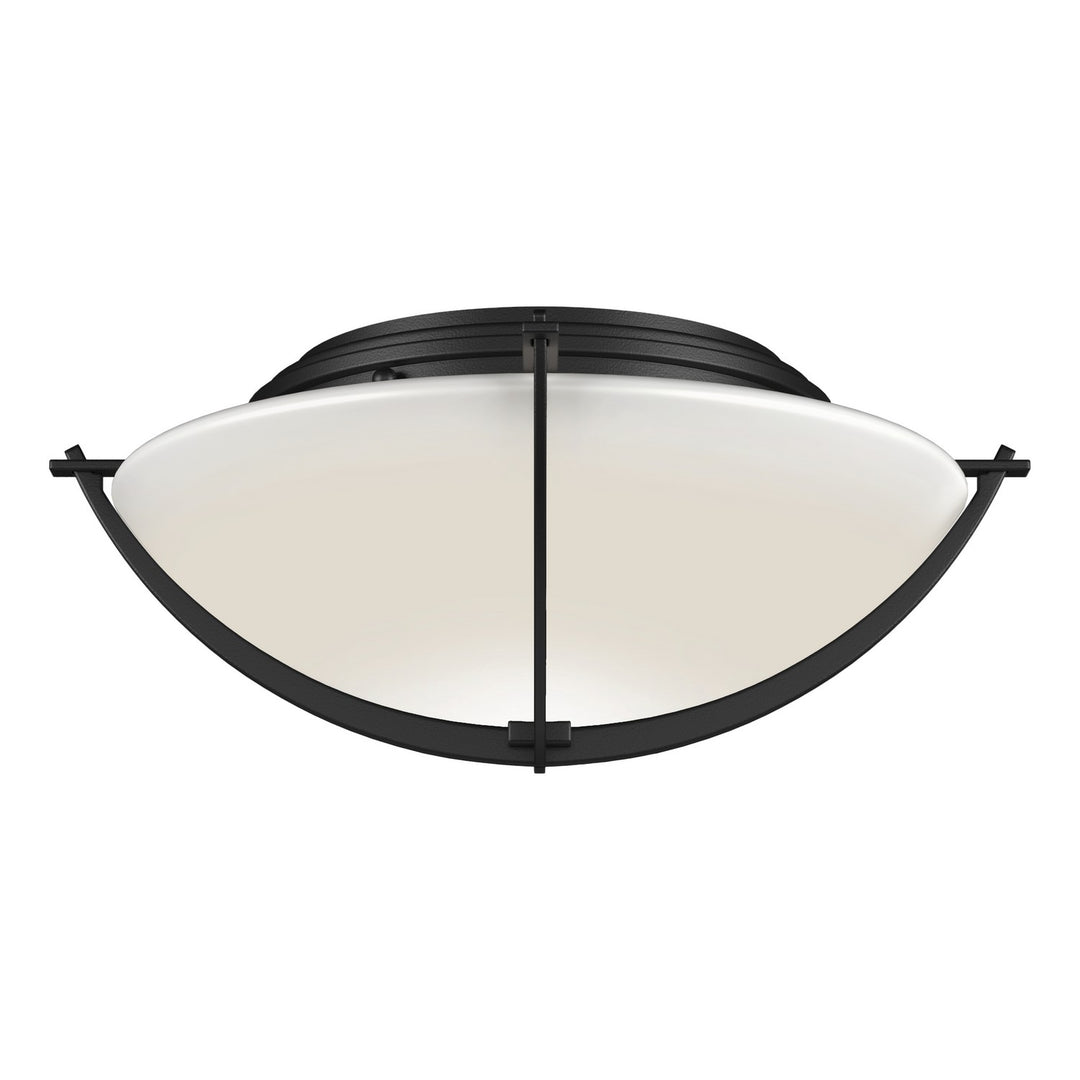 Hubbardton Forge Canada - 124550-SKT-10-GG0098 - Two Light Semi-Flush Mount - Compass - Black