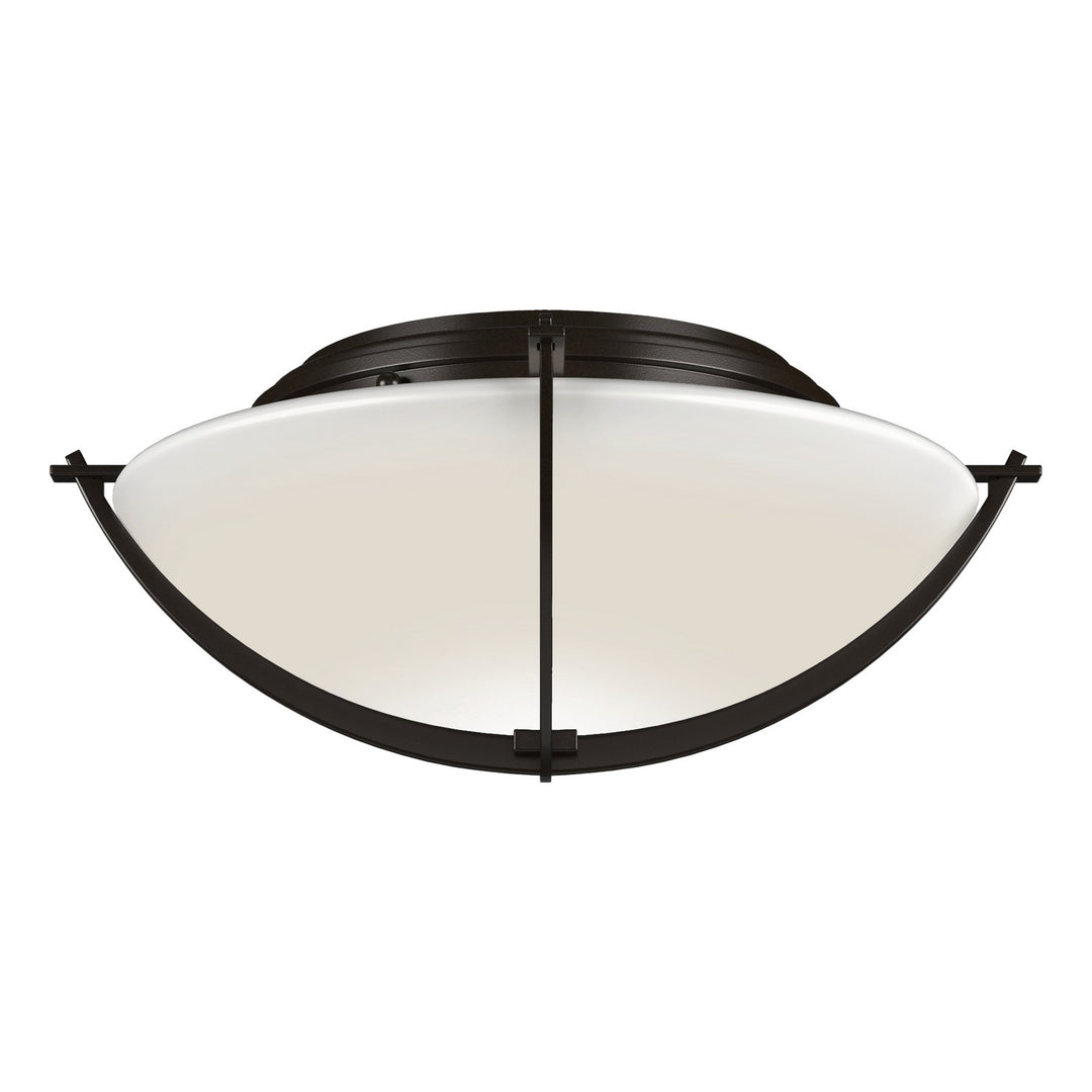 Hubbardton Forge Canada - 124550-SKT-14-GG0098 - Two Light Flush Mount - Compass - Oil Rubbed Bronze