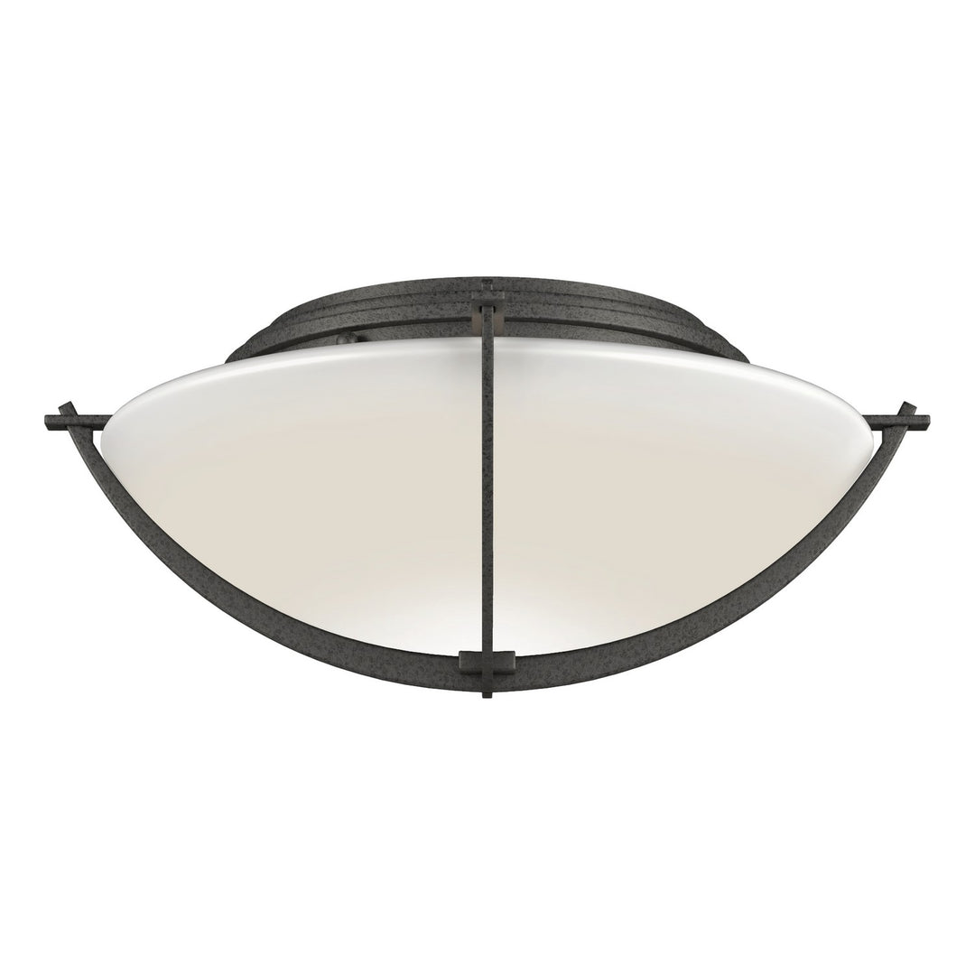 Hubbardton Forge Canada - 124550-SKT-20-GG0098 - Two Light Semi-Flush Mount - Compass - Natural Iron