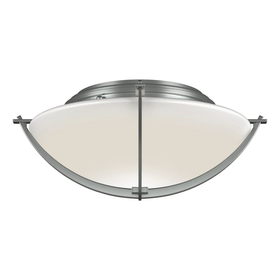 Hubbardton Forge Canada - 124550-SKT-82-GG0098 - Two Light Semi-Flush Mount - Compass - Vintage Platinum