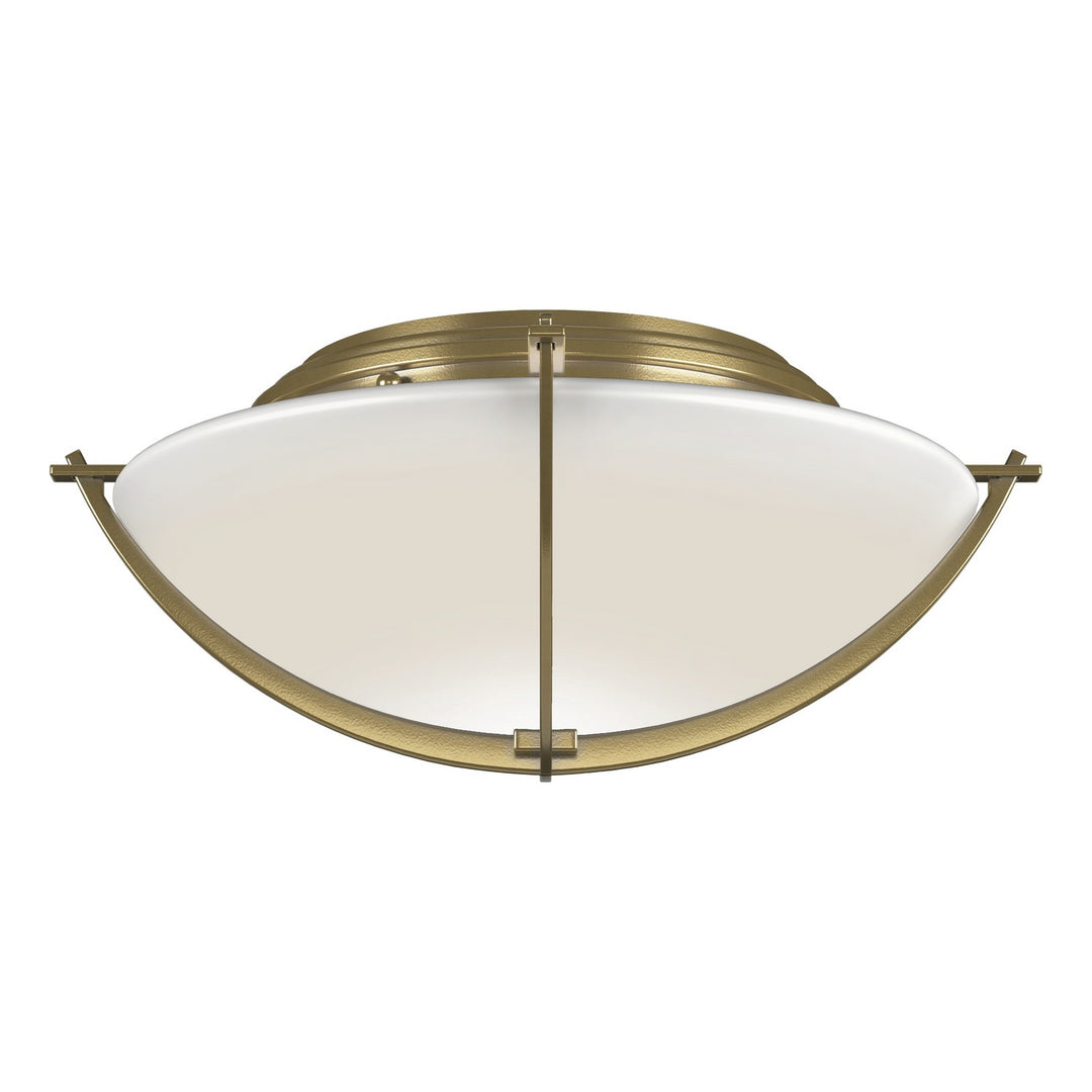 Hubbardton Forge Canada - 124550-SKT-86-GG0098 - Two Light Flush Mount - Compass - Modern Brass