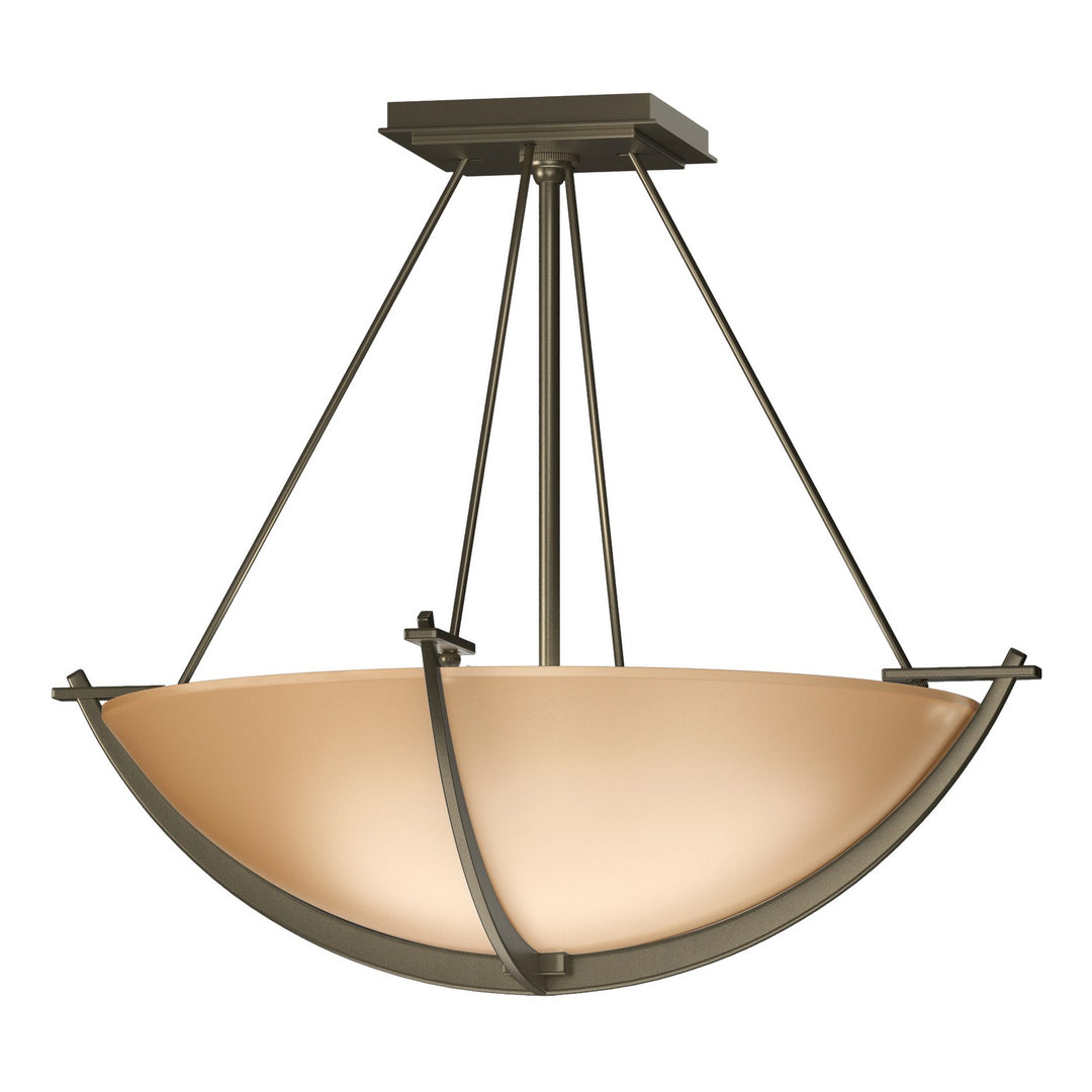 Hubbardton Forge Canada - 124555-SKT-84-SS0020 - Three Light Semi-Flush Mount - Compass - Soft Gold