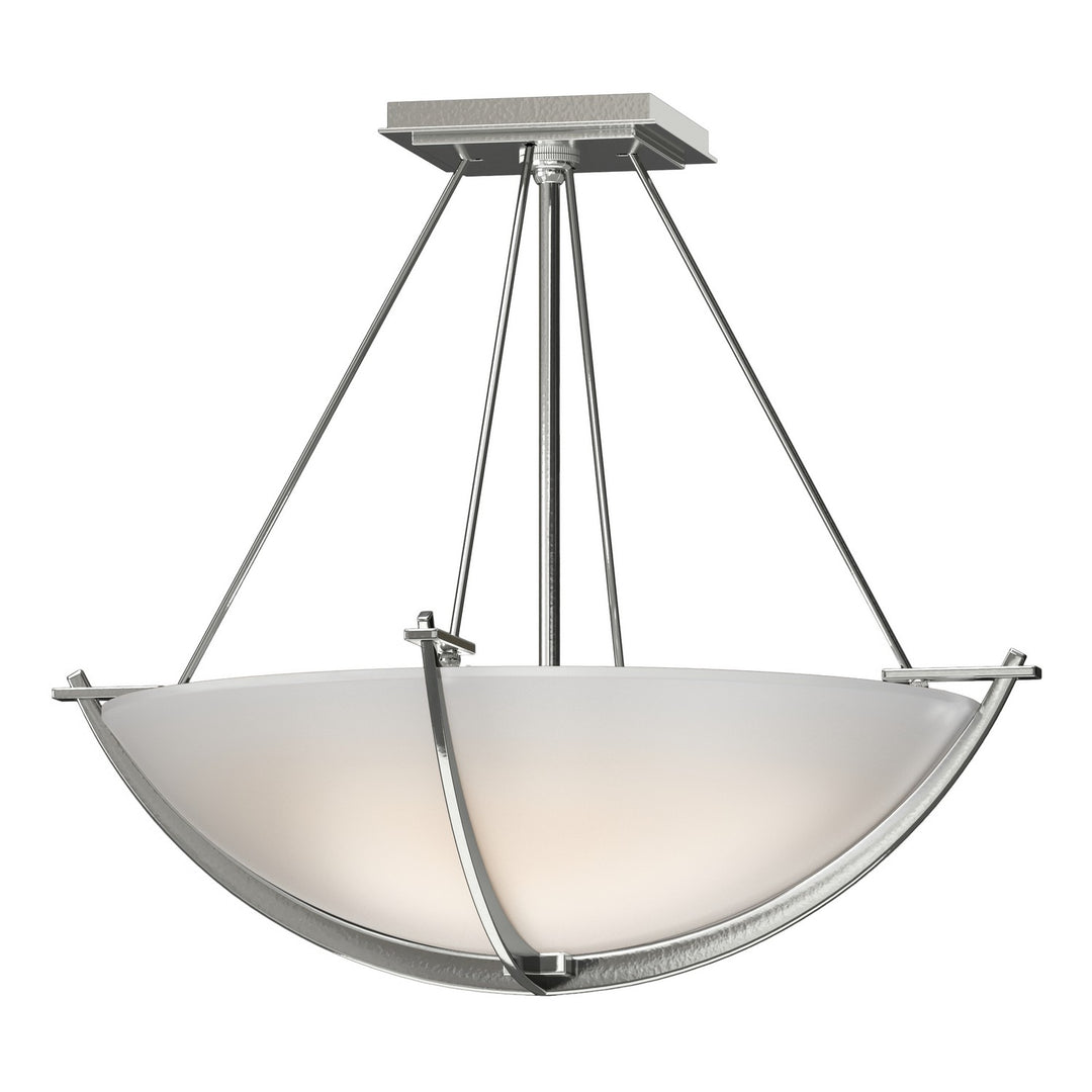 Hubbardton Forge Canada - 124555-SKT-85-GG0020 - Three Light Semi-Flush Mount - Compass - Sterling