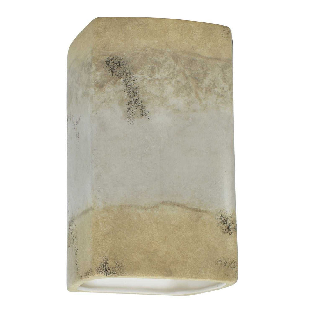 Ambiance Lantern in Greco Travertine Justice Designs