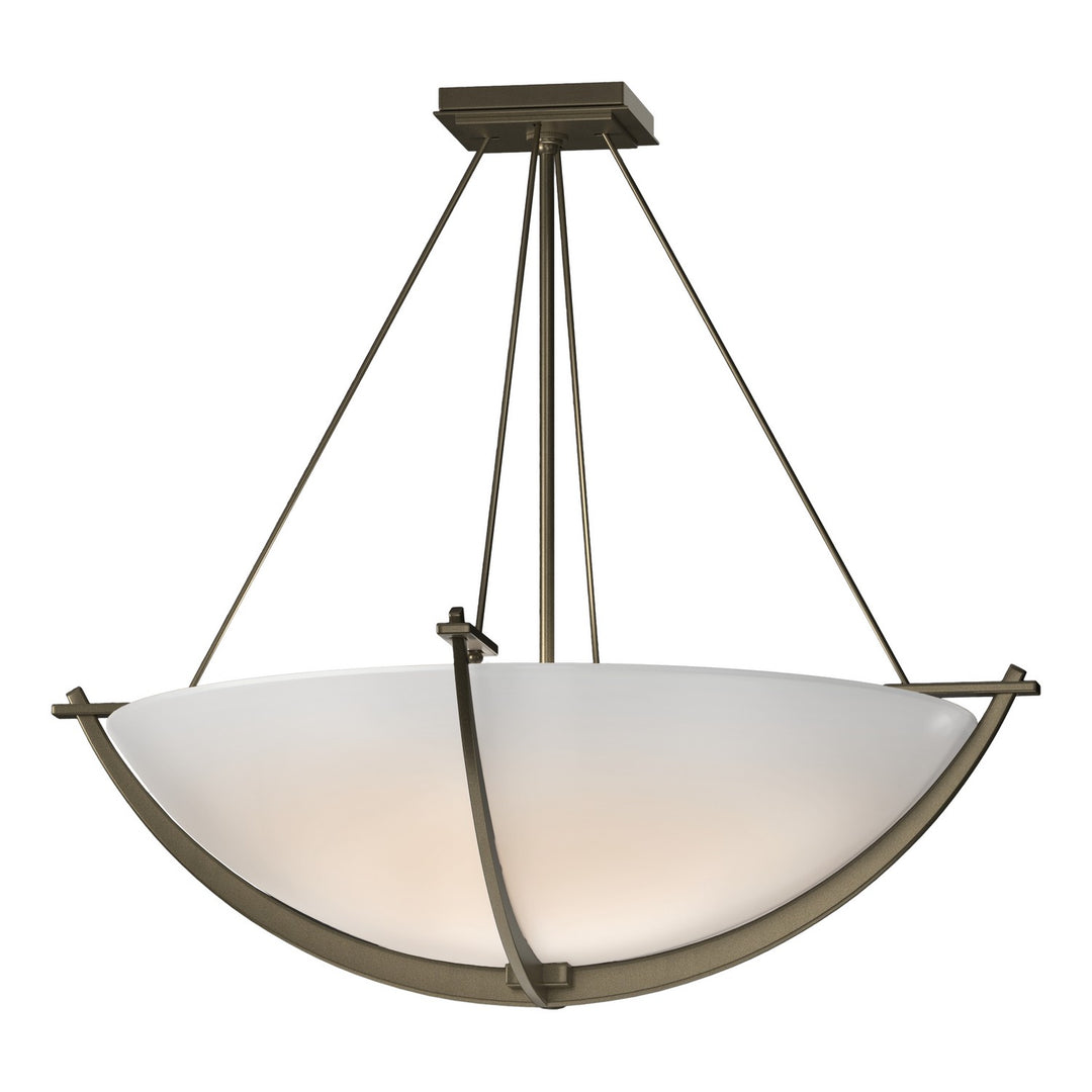 Hubbardton Forge Canada - 124560-SKT-84-GG0054 - Three Light Semi-Flush Mount - Compass - Soft Gold