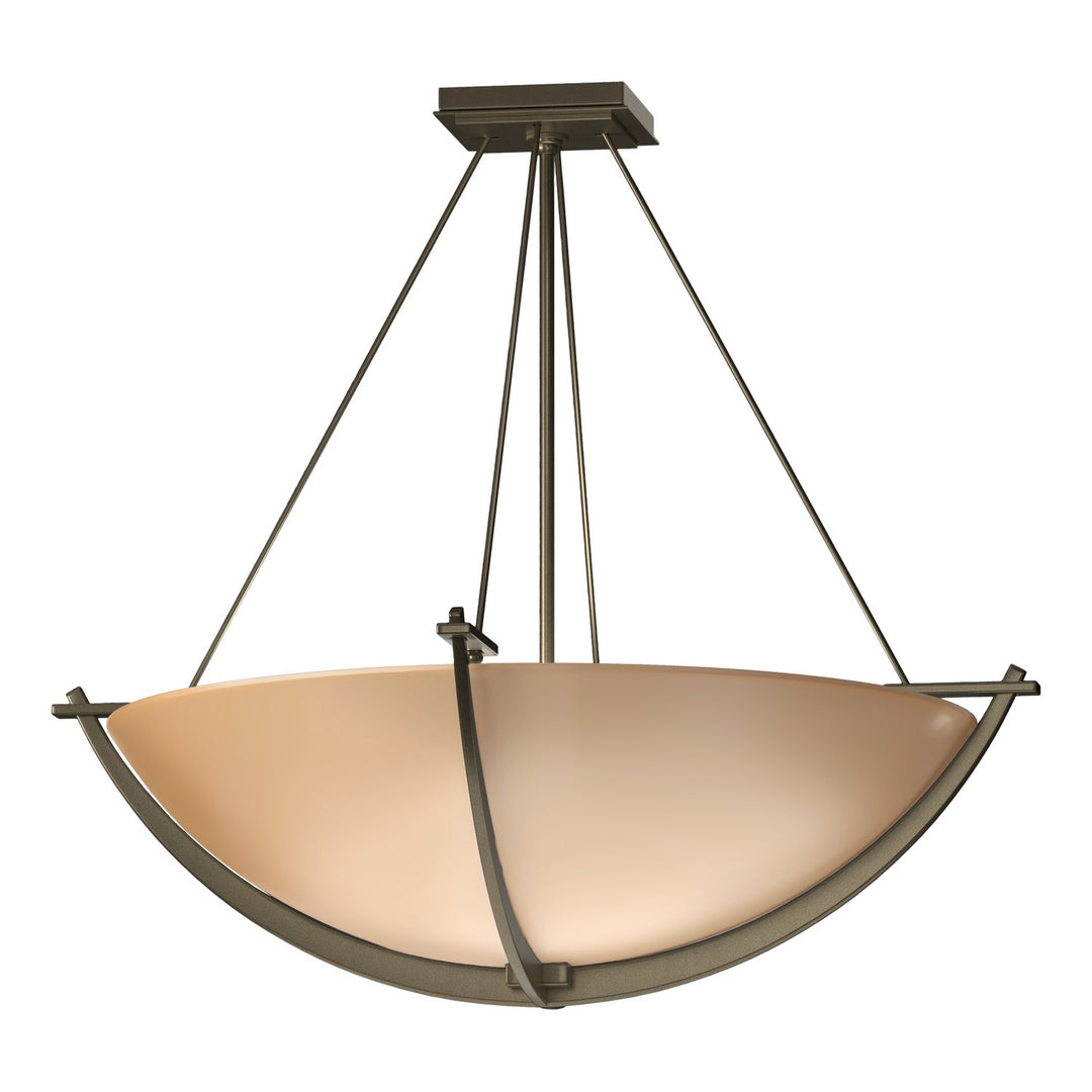 Hubbardton Forge Canada - 124560-SKT-84-SS0054 - Three Light Semi-Flush Mount - Compass - Soft Gold