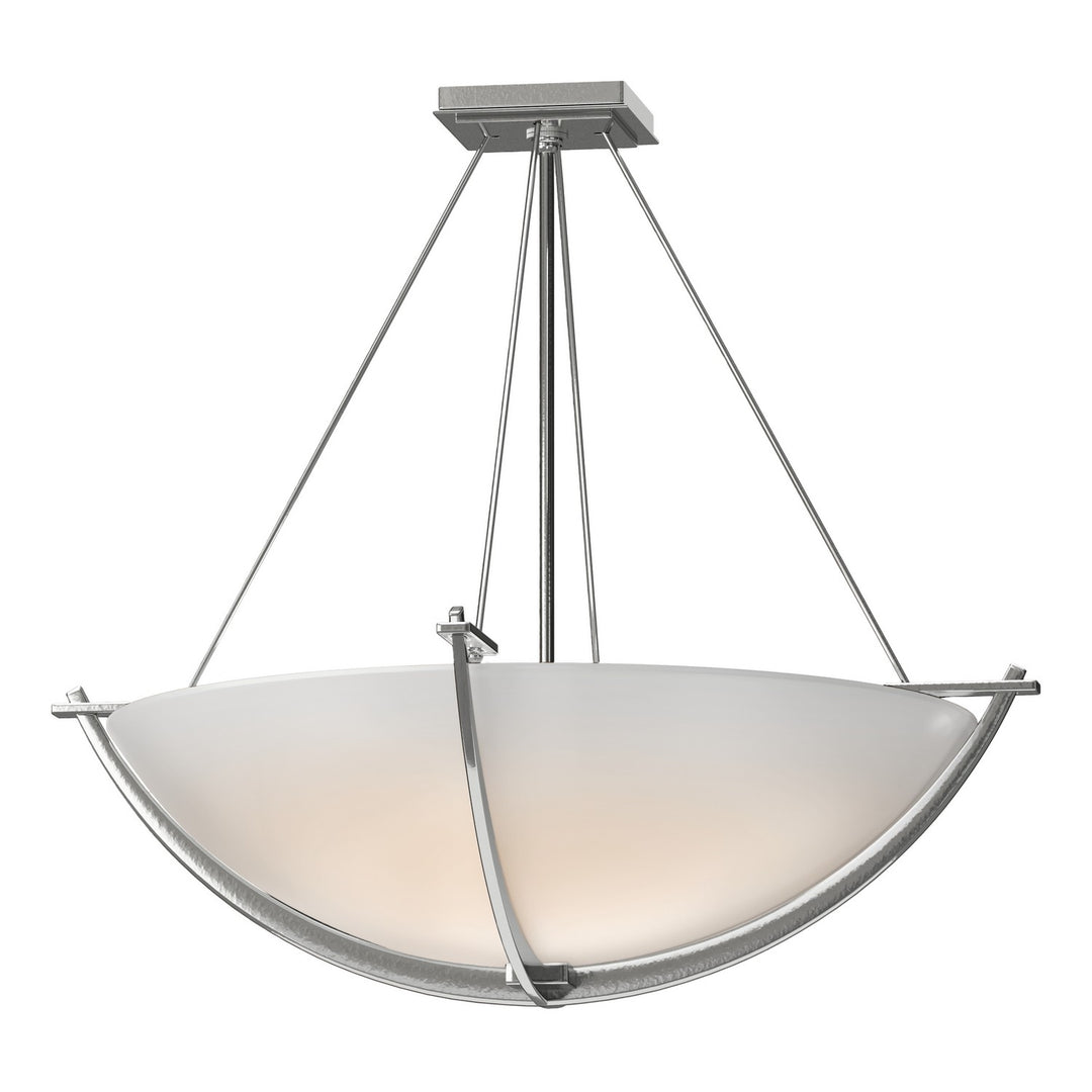 Hubbardton Forge Canada - 124560-SKT-85-GG0054 - Three Light Semi-Flush Mount - Compass - Sterling