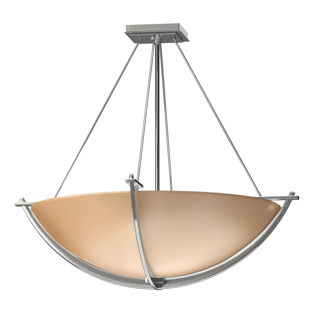 Hubbardton Forge Canada - 124560-SKT-85-SS0054 - Three Light Semi-Flush Mount - Compass - Sterling