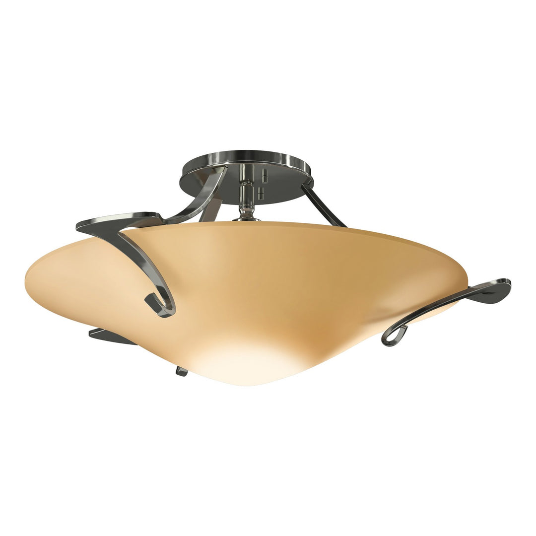 Hubbardton Forge Canada - 124710-SKT-85-SS0243 - One Light Semi-Flush Mount - Antasia - Sterling
