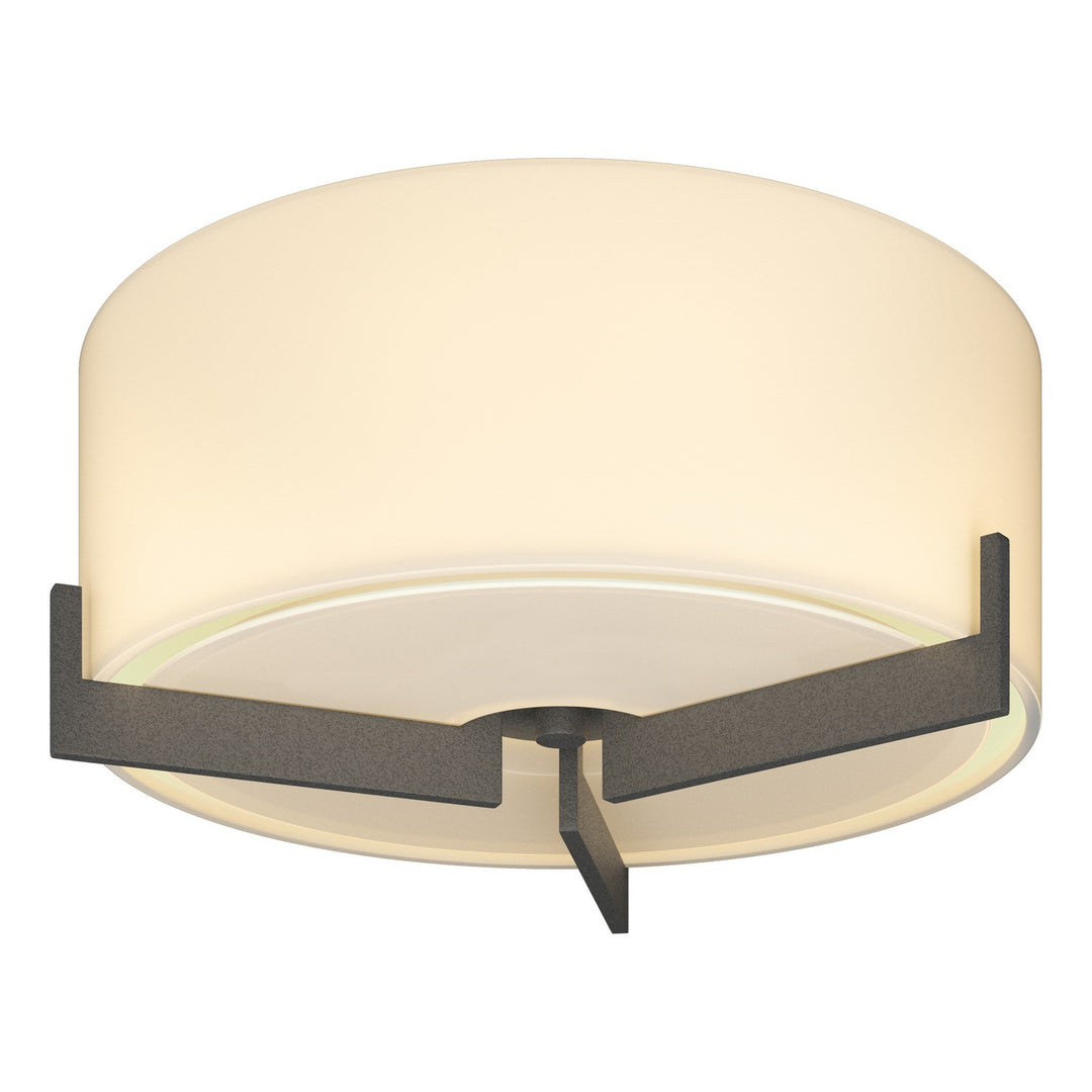 Hubbardton Forge Canada - 126401-SKT-20-GG0218 - One Light Semi-Flush Mount - Axis - Natural Iron