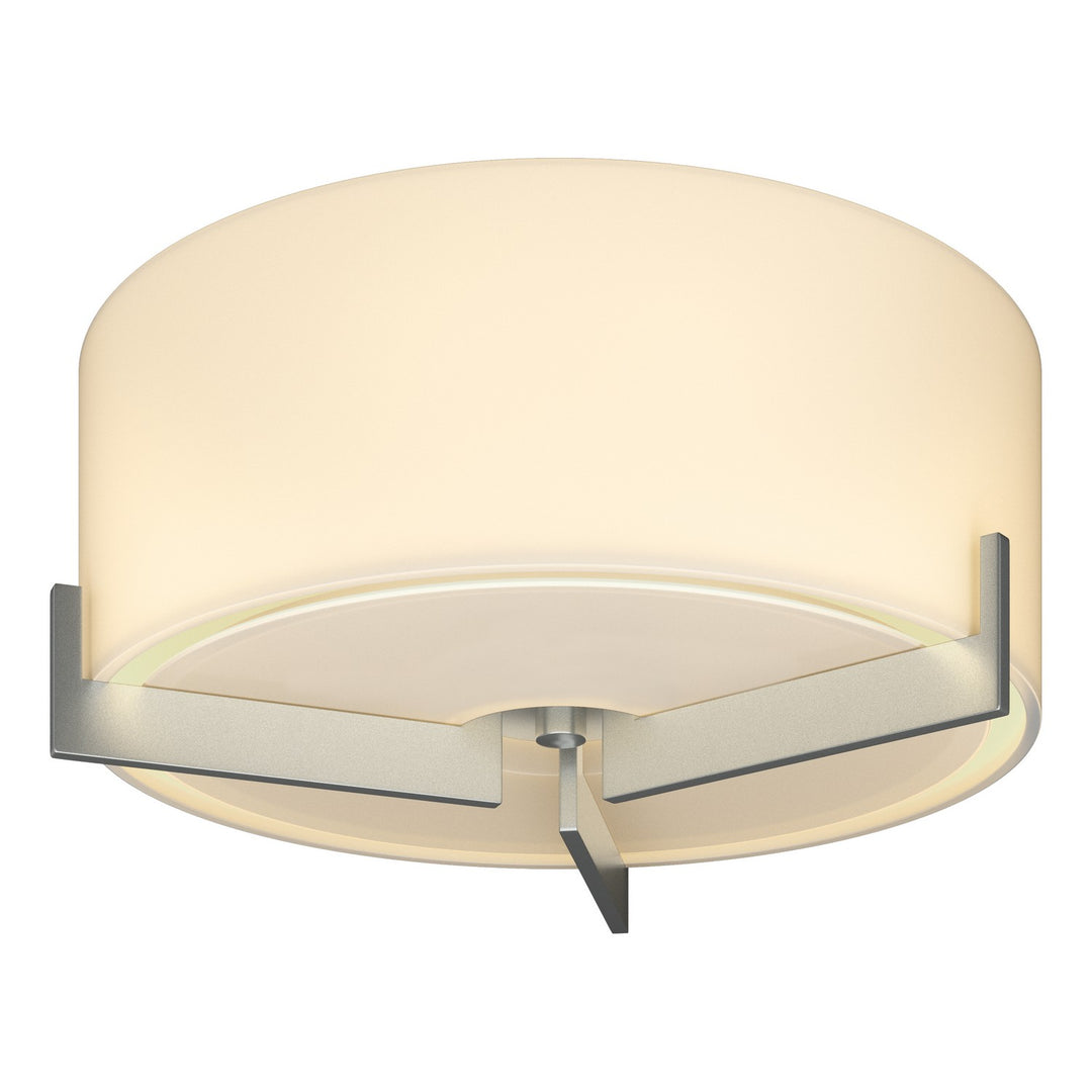 Hubbardton Forge Canada - 126401-SKT-82-GG0218 - One Light Semi-Flush Mount - Axis - Vintage Platinum