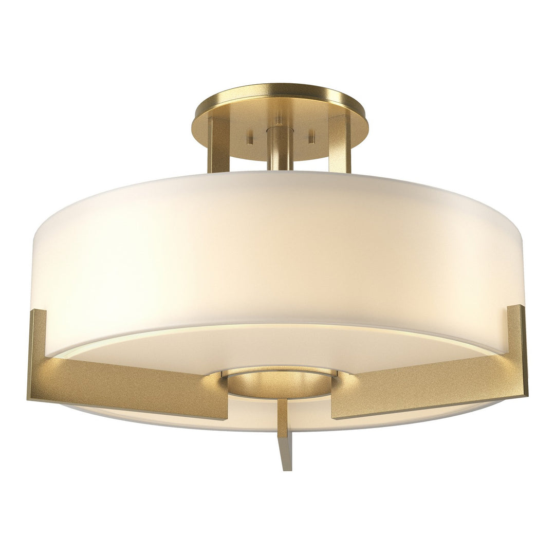 Hubbardton Forge Canada - 126403-SKT-86-GG0216 - Three Light Semi Flush Mount - Axis - Modern Brass