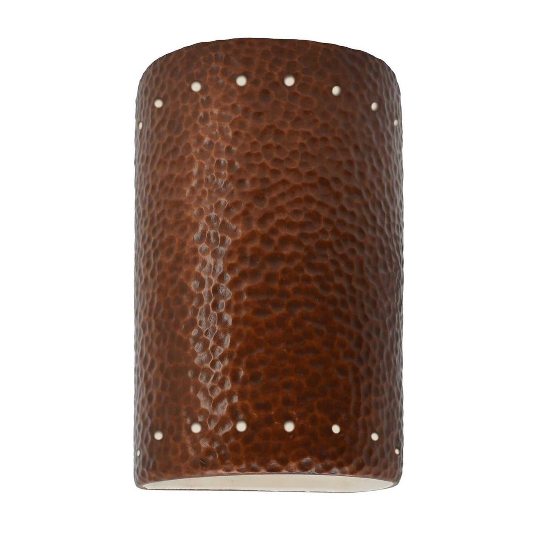 Ambiance Lantern in Hammered Copper Justice Designs