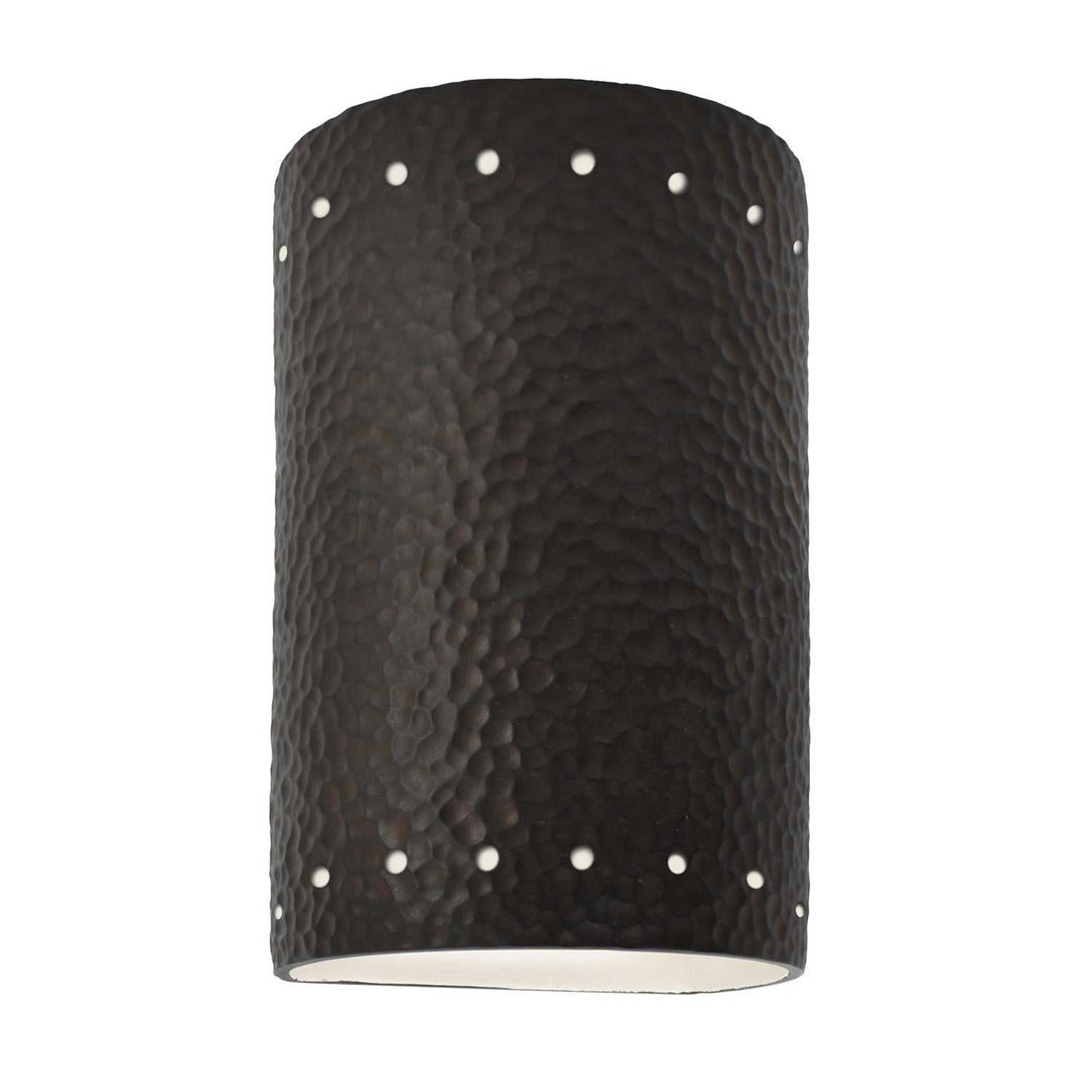 Ambiance LED Lantern in Hammered Iron Justice Designs