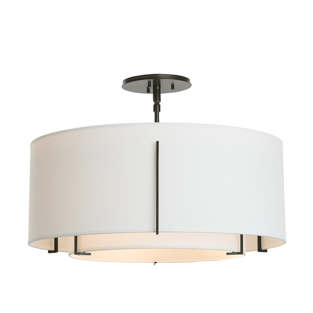 Hubbardton Forge Canada - 126503-SKT-14-SF1590-SF2290 - Three Light Semi Flush Mount - Exos - Oil Rubbed Bronze