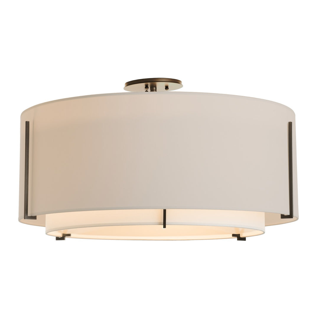 Hubbardton Forge Canada - 126505-SKT-14-SF2290-SE2899 - Three Light Semi Flush Mount - Exos - Oil Rubbed Bronze