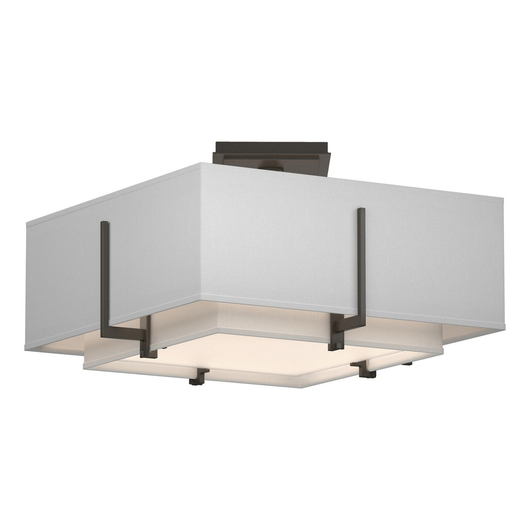 Hubbardton Forge Canada - 126507-SKT-07-SF1205-SF1605 - Two Light Semi-Flush Mount - Exos - Dark Smoke