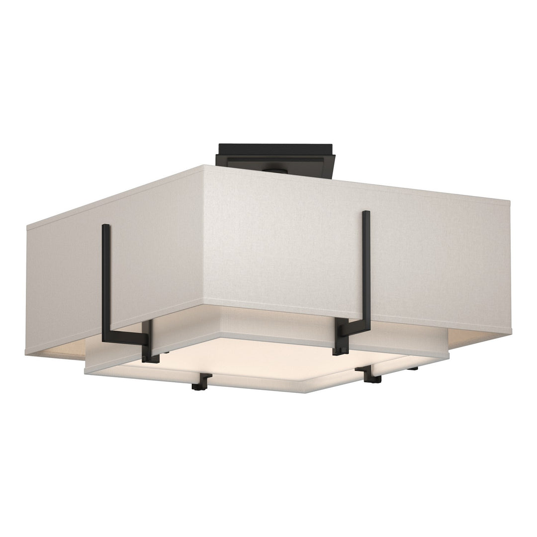 Hubbardton Forge Canada - 126507-SKT-10-SF1205-SE1605 - Two Light Semi-Flush Mount - Exos - Black