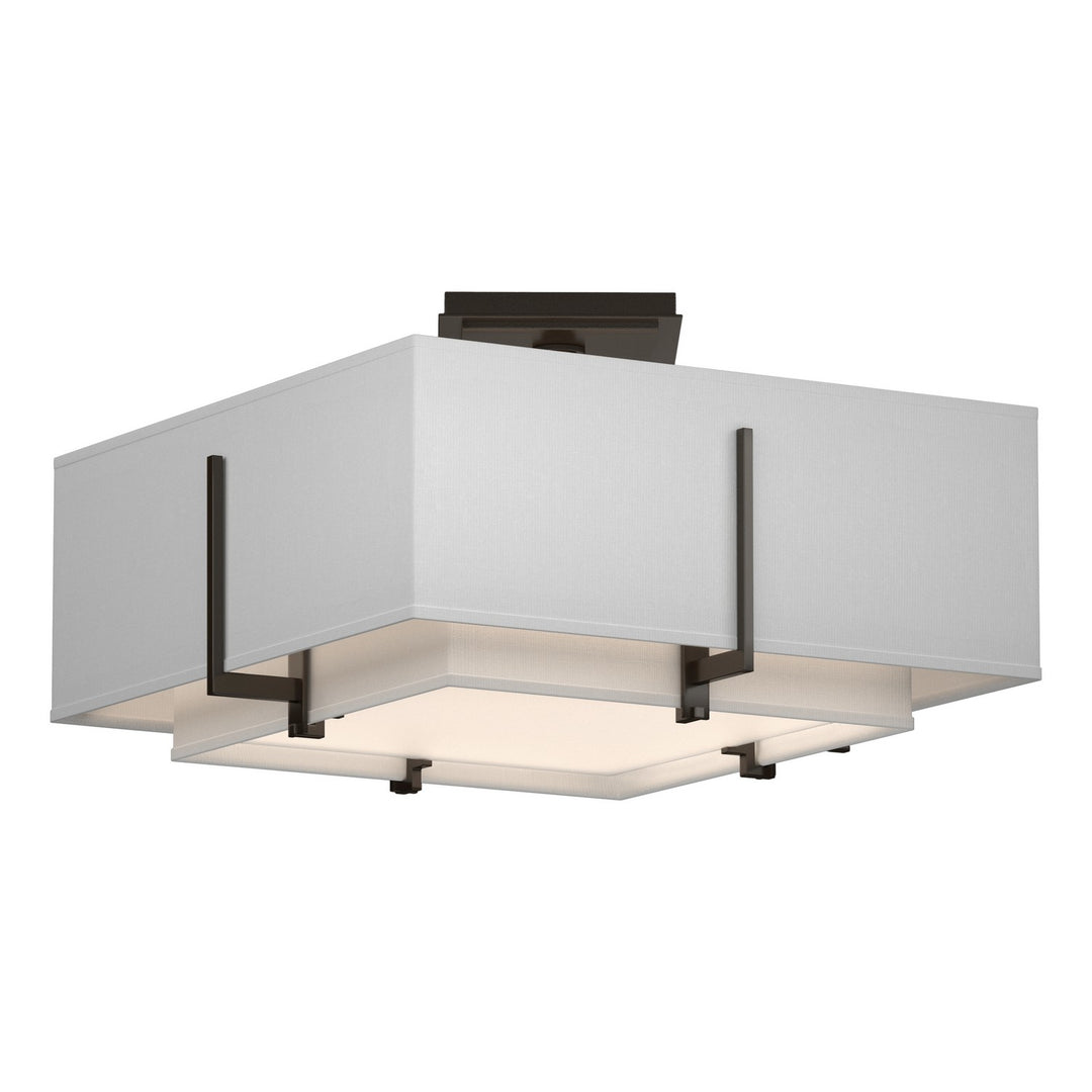Hubbardton Forge Canada - 126507-SKT-14-SF1205-SF1605 - Two Light Semi-Flush Mount - Exos - Oil Rubbed Bronze